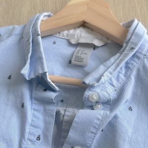 BLUE BLOUSE TOO CUTE FROM H&M. ✨